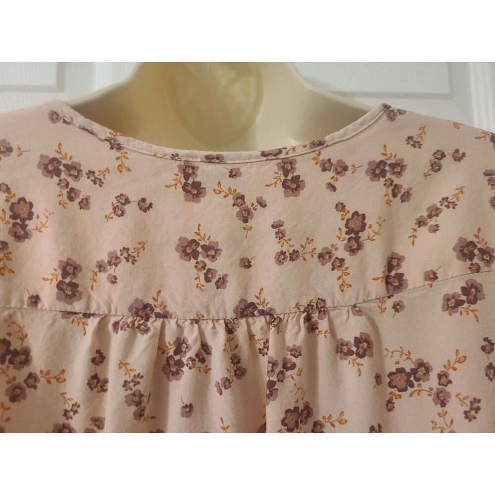 Como Vintage Boho Blouse Floral Peasant Light XXL Lightweight - Picture 6 of 11